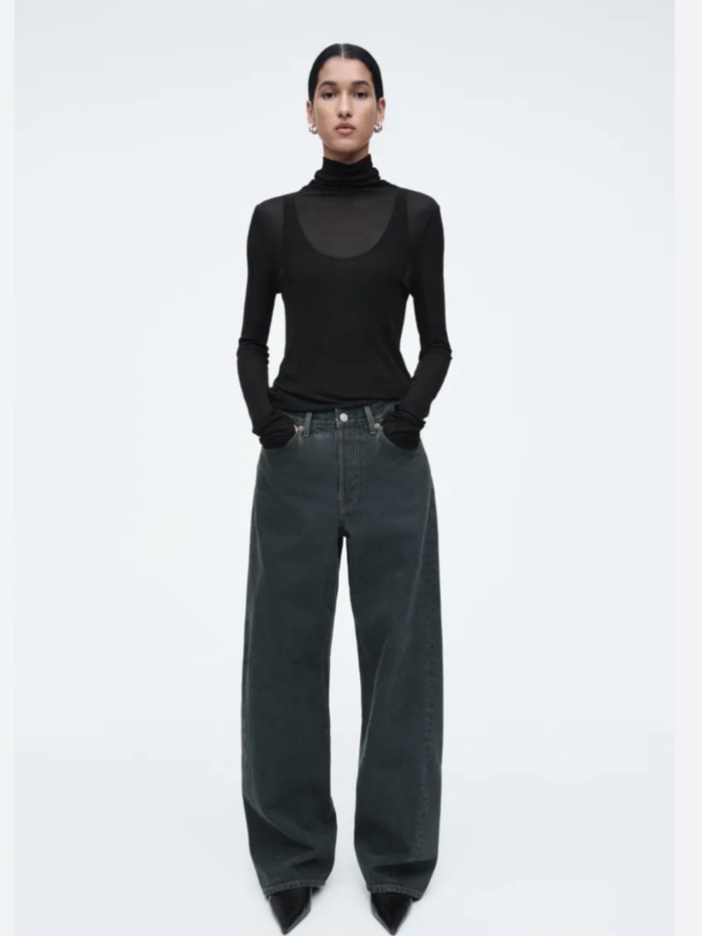 COS Facade Dark Blue Straight Jeans 28